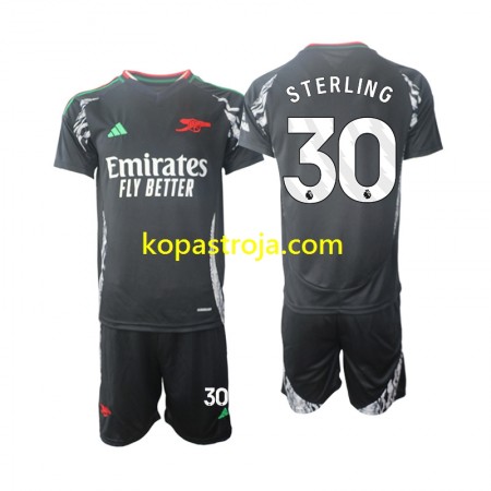 Billiga Fotbollströjor Arsenal Sterling 30 Barn Borta tröja 2024/25 Kortärmad